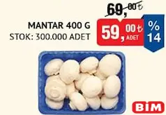MANTAR 400 G fiyat ve kampanya bilgisi